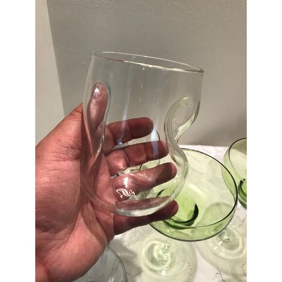 Mixed set of 12 Barware Glasses: Fostoria, Dragon Ware, Nest, Vintage Libbey, - Picture 6 of 6